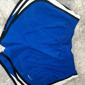 Nike Dri-FIT Blue and White Shorts